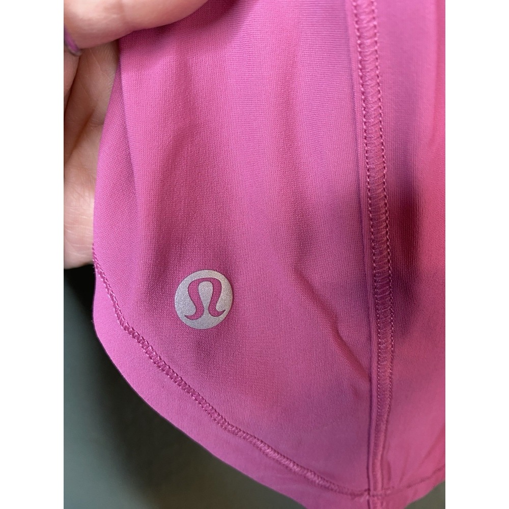 Lululemon Sculpt Tank Top Size 4 Sonic‎ Pink Mesh Cut Out Breathable - Picture 3 of 4